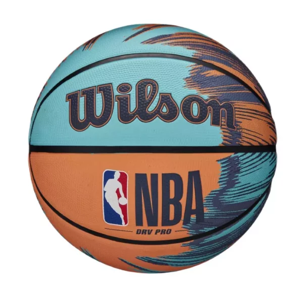 Balón de baloncesto Wilson NBA dry pro blue orange