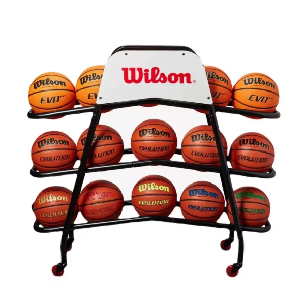Carro para balones de baloncesto Wilson